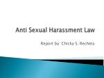Anti Sexual Harassment Law