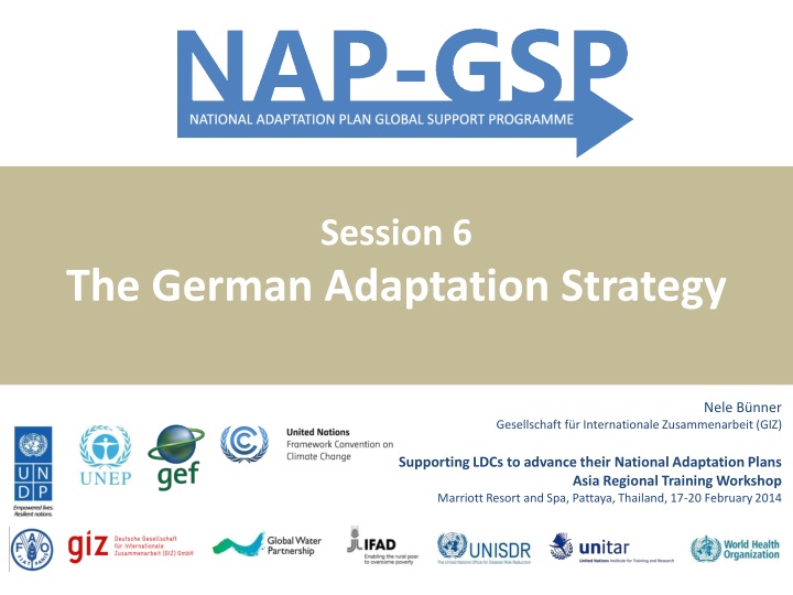 session 6 the german adaptation strategy
