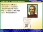 Aristotle, Galileo, and Newton - slide 1
