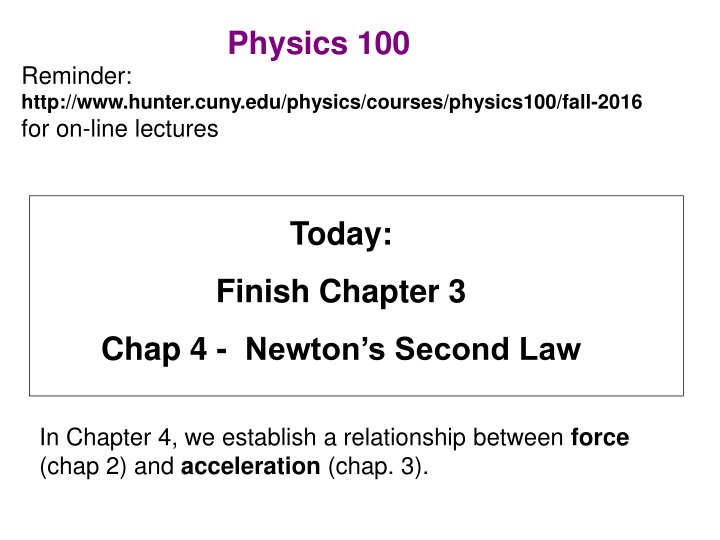 physics 100