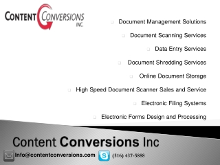 Document Management Solutions|Data Entry