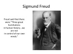 Sigmund Freud - slide 1