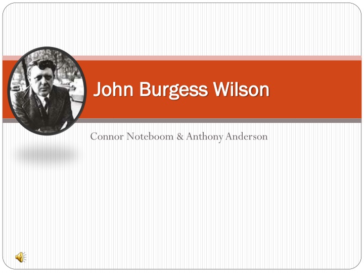 john burgess wilson