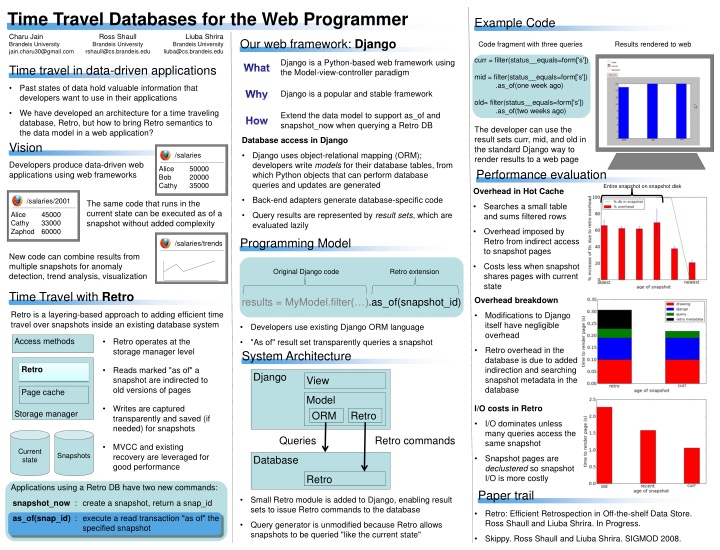 time travel databases for the web programmer