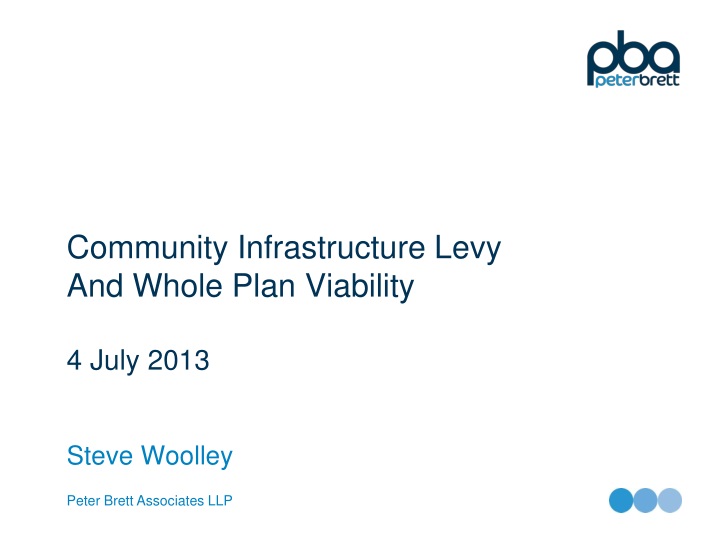 community infrastructure levy and whole plan viability 4 july 2013