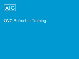 OVC Refresher Training