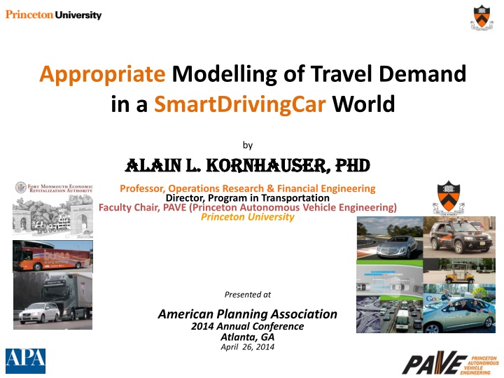 appropriate modelling of travel demand