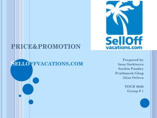 PRICE&amp;PROMOTION Sello ffvacations