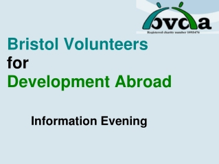 Bristol Volunteers for Development Abroad