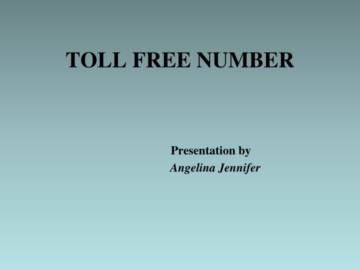 toll free number