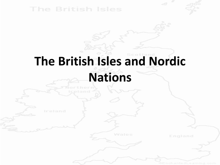 the british isles and nordic nations