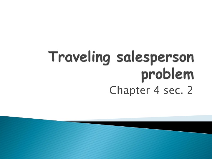 traveling salesperson problem