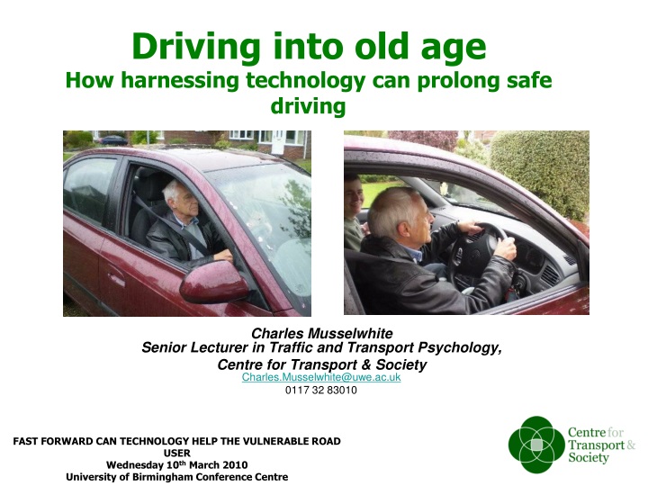driving into old age how harnessing technology can prolong safe driving
