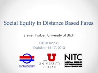 Social Equity in Distance Based Fares