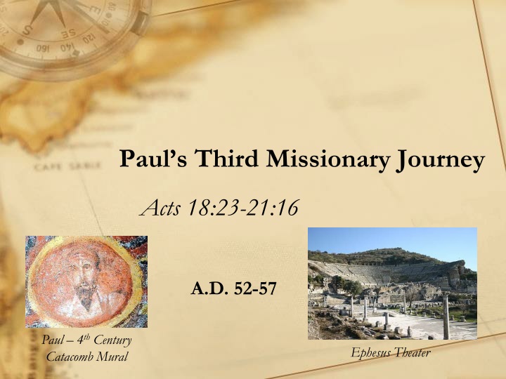 paul s third missionary journey