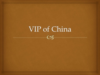 VIP of China