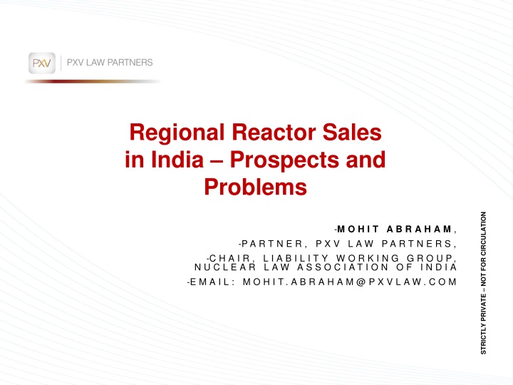 regional reactor sales in india prospects and problems