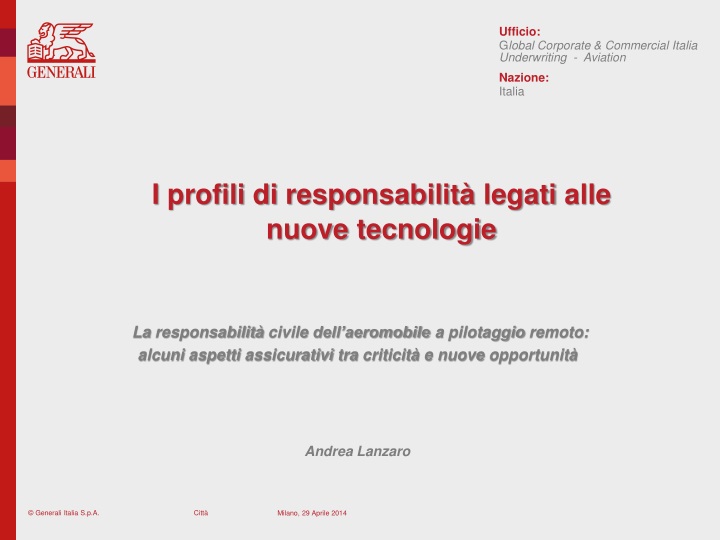 i profili di responsabilit legati alle nuove tecnologie