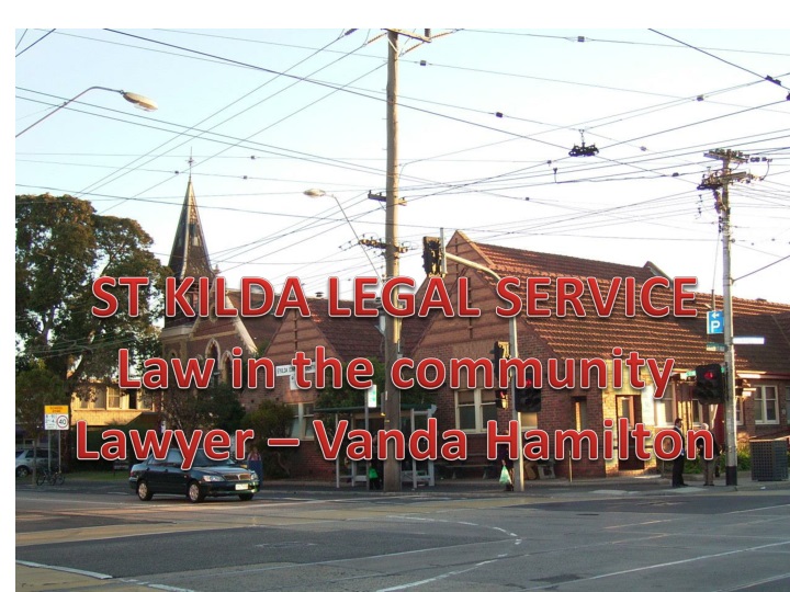 st kilda legal service law in the community