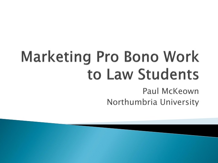 marketing pro bono work to law students