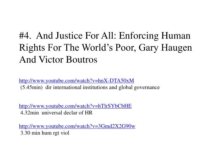 4 and justice for all enforcing human rights