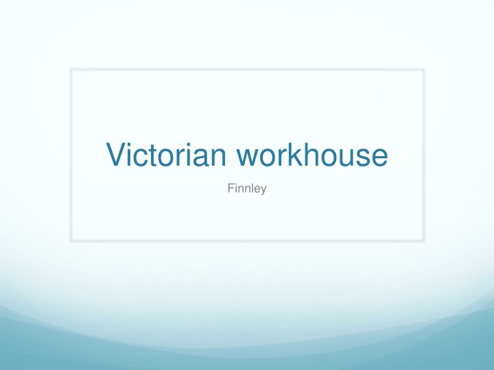 victorian workhouse