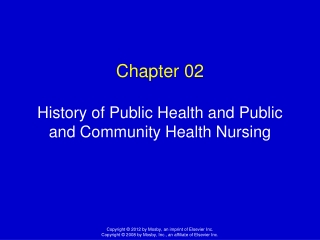 Chapter 02 History of Public Health and Public and Community Health Nursing