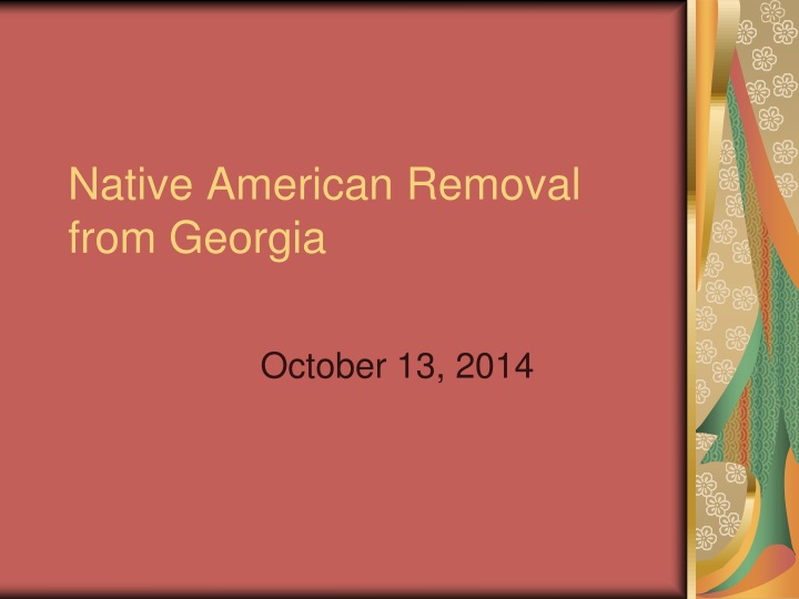 native american removal from georgia