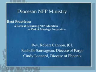 Diocesan NFP Ministry