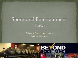 Sports and Entertainment Law