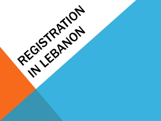 Registration in lebanon