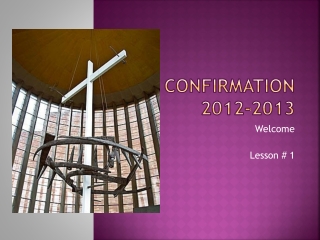 Confirmation 2012-2013