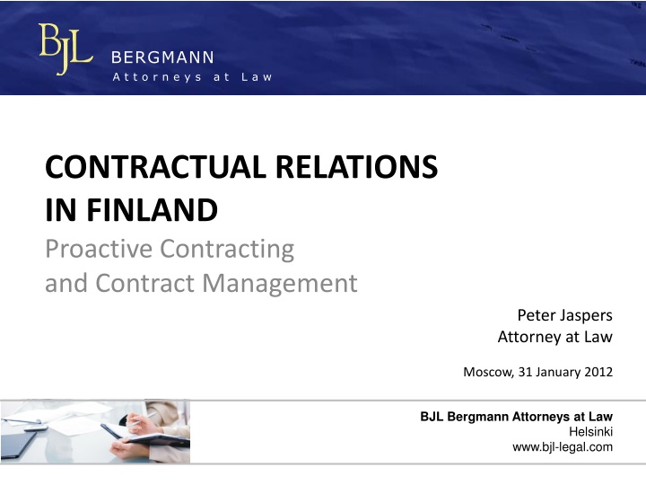 contractual relations in finland