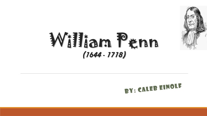 william penn 1644 1718