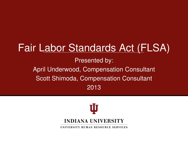 fair labor standards act flsa