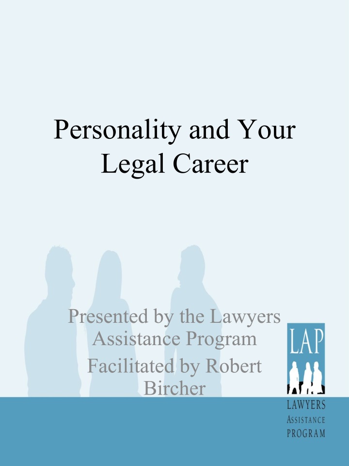 personality and your legal career
