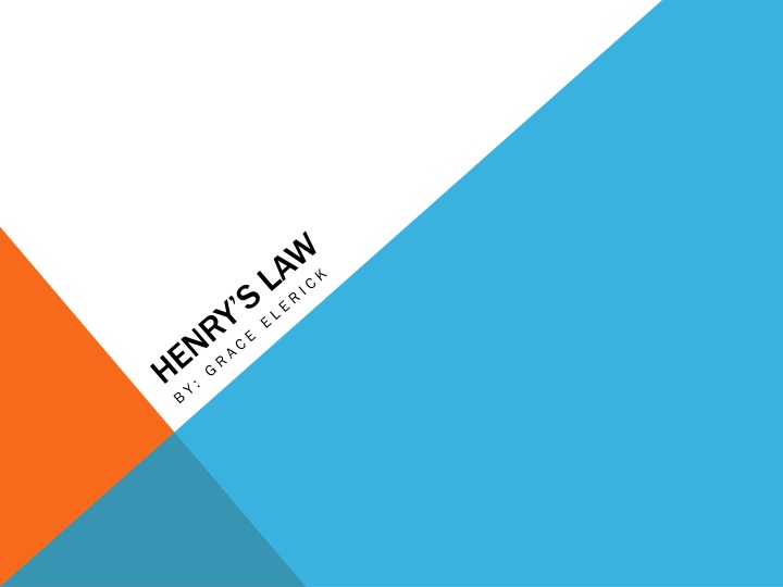 henry s law