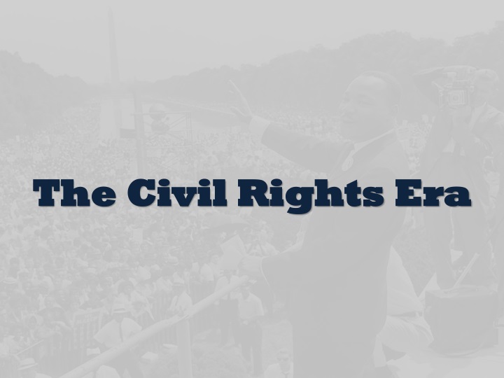 the civil rights era