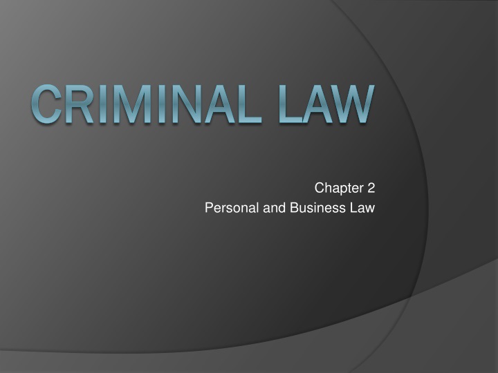 chapter 2 personal and business law