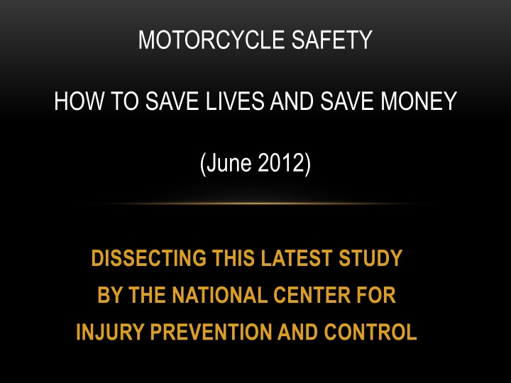 dissecting this latest study by the national center for injury prevention and control