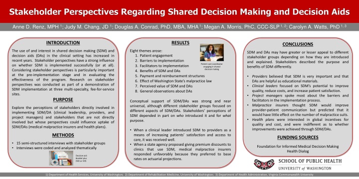 stakeholder perspectives regarding shared