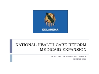NATIONAL HEALTH CARE REFORM MEDICAID EXPANSION