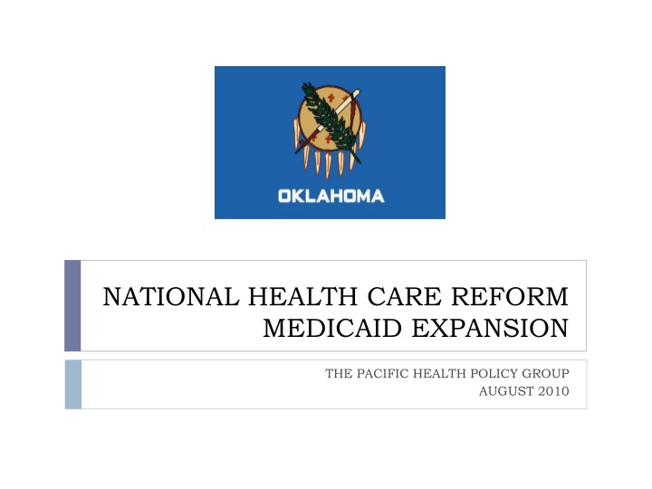 national health care reform medicaid expansion