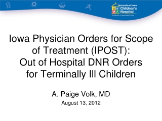 A. Paige Volk, MD August 13, 2012