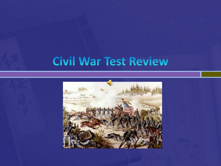 civil war test review