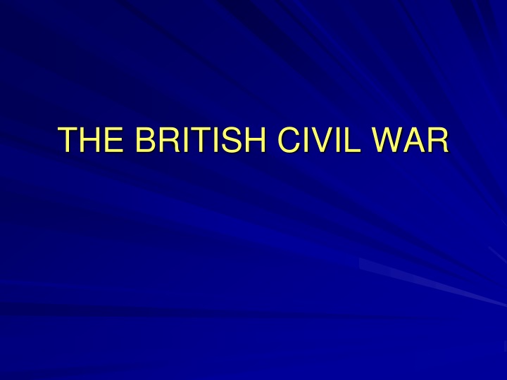 the british civil war