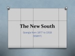 The New South - slide 1
