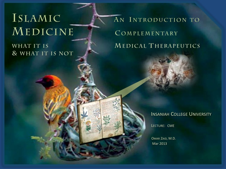 islamic an introduction to medicine complementary