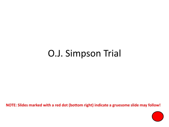 o j simpson trial