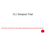 O.J. Simpson Trial - slide 1